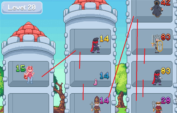 魅魔捕食像素爬塔