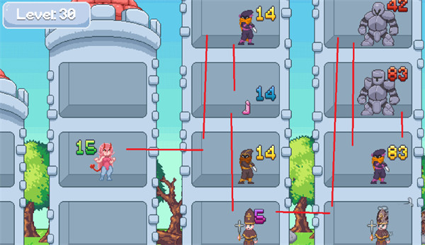 魅魔捕食像素爬塔