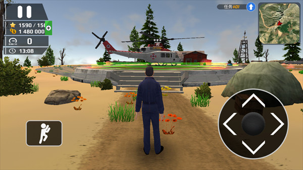 直升机飞行模拟图片