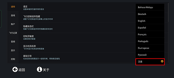 无限飞行汉化说明